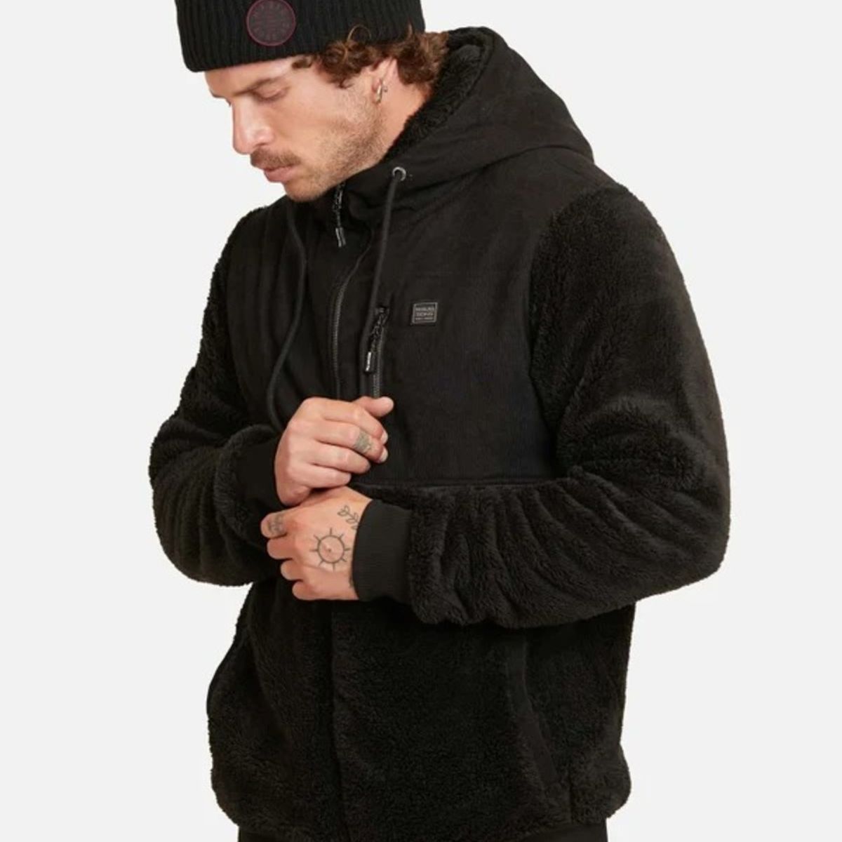 MAUI AND SONS - Poleron Orion Rw Negro Hombre Maui And Sons