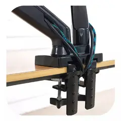 GENERICO - Soporte Doble Pata Monitor 17 A 27 Pulgadas F160 Color Negro