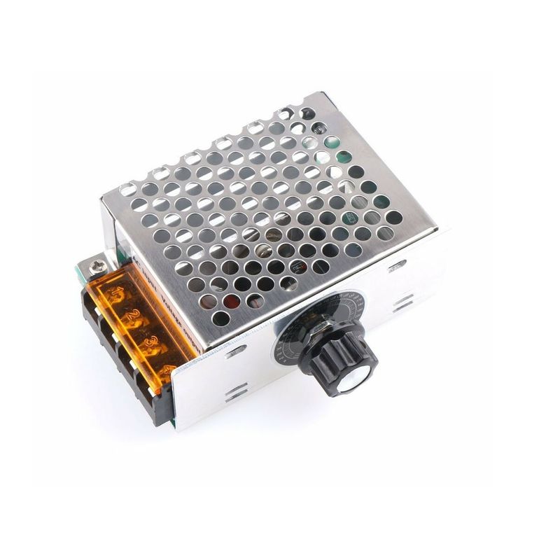GENERICO - Dimmer Regulador De Velocidad Motor 4000w 0-220v con carcasa