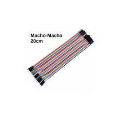 GENERICO - Kit 120 Cables Dupont 20cm compatible con Arduino y Protoboard
