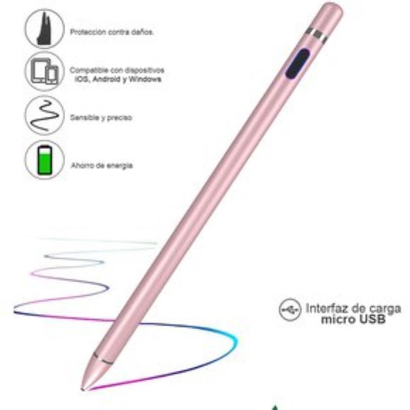 BOCCINI - Lapiz Elec Para Cualquier Dispositivo Touche Rosa