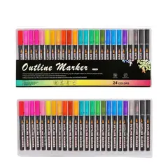 FOSKA - Set 24 marcadores de contorno lettering