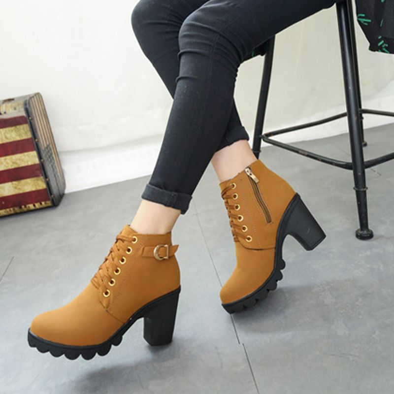 EDWINAYY - Botas Impermeables Botas Mujer Bota Botines Térmico