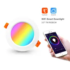 SMART LIFE - Foco Embutido Dimmeable Rgb Inteligente Wifi Alexa Google