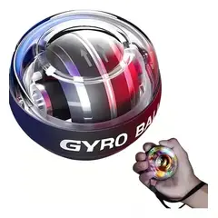 GENERICO - Ejercitador Powerball Giroscopio Led Ejercicio Brazo Negro
