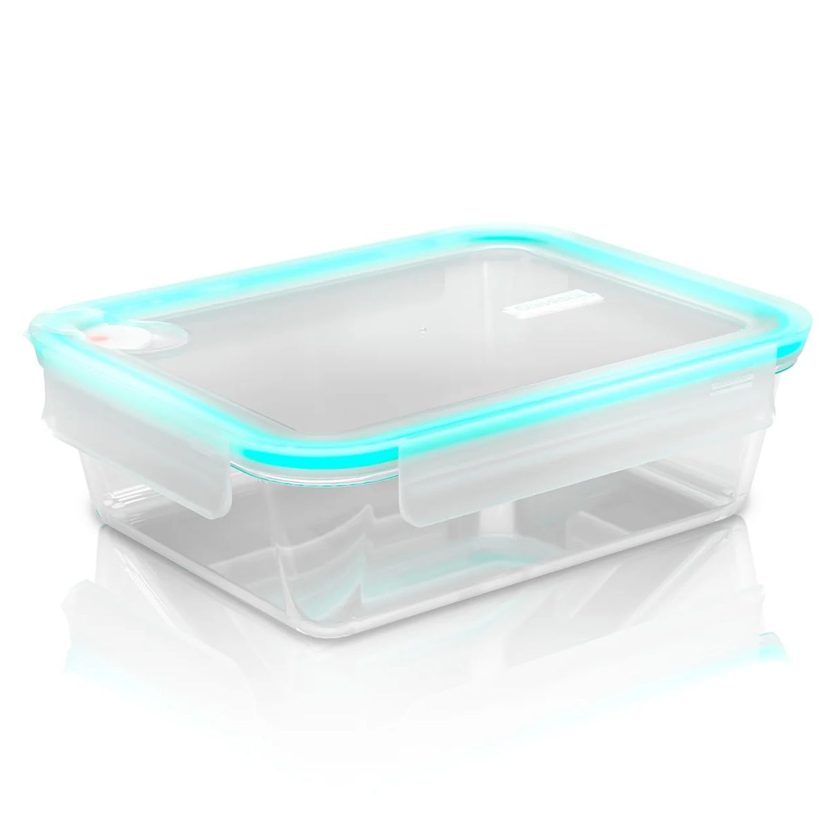 OEM - CONTENEDOR DE VIDRIO HERMÉTICO RECTANGULAR DE 1000 ML