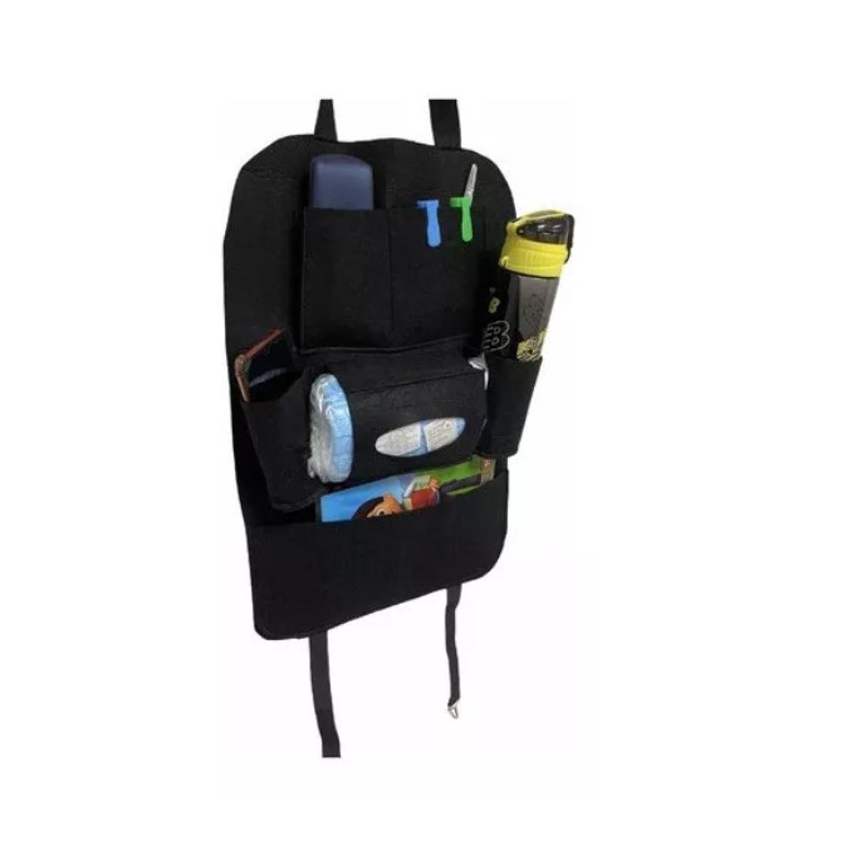 GENERICO - Organizador Auto Respaldo De Asiento Bolso Portavasos