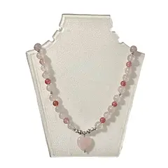 TAETHAI - Collar de plata 925 con piedras Cuarzo