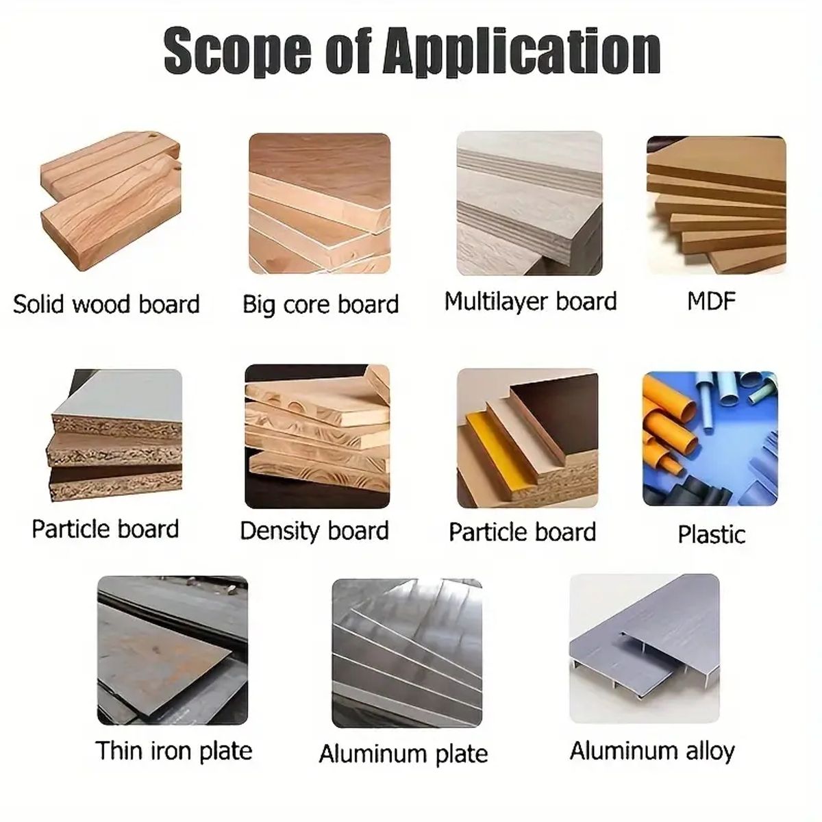 KUANGYE - 6 Brocas Fresa Cortar Tallar Madera Metal Carpintería