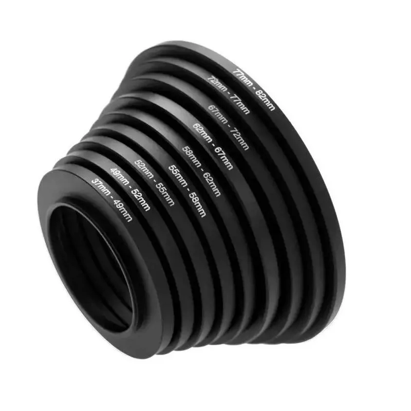 GENERICO - KIT ANILLOS ADAPTADORES DESDE 37 A 82MM