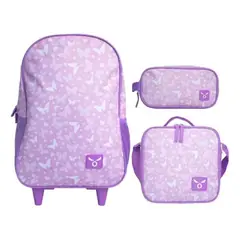 MOOSE - Pack Escolar mochila ruedas + estuche+ lonchera