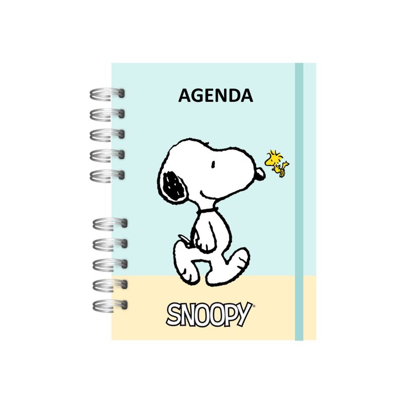 GENERAC - Agenda Snoopy Sin Fecha 200 Pág A5 Cute Kawaii Papeleria