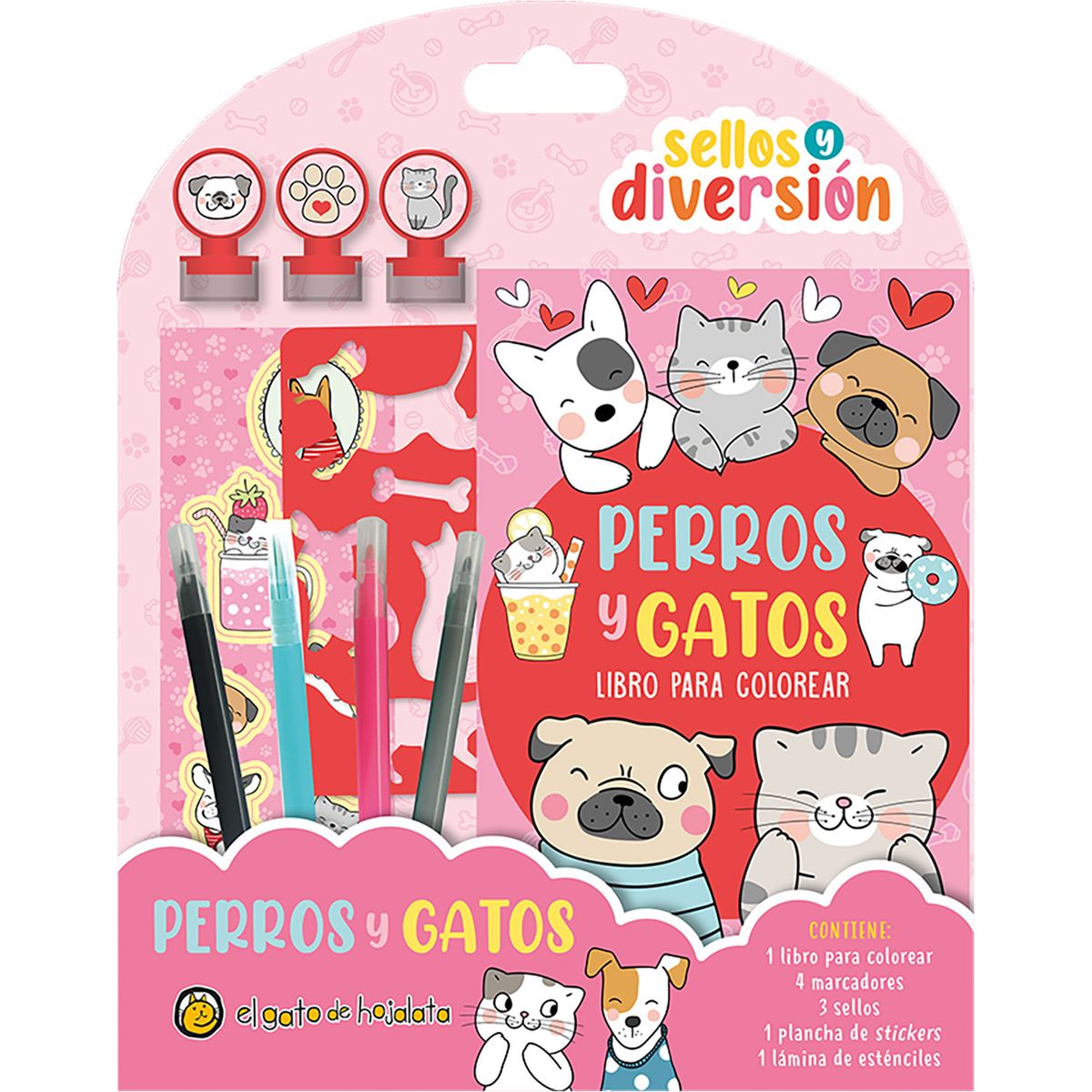 EDITORIAL GUADAL - Libro Sellos Y Diversion Perros Y Gatos