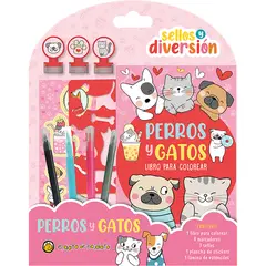EDITORIAL GUADAL - Libro Sellos Y Diversion Perros Y Gatos