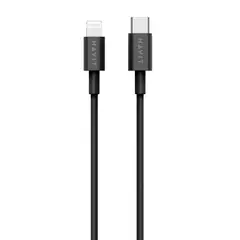 HAVIT - Cable Tipo C A Lightning 1.2 Metros 2.4a RH13 Negro