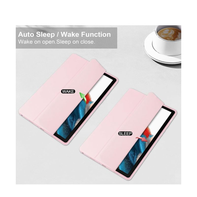 JOIGO - Funda Para Samsung Tab A9+ Plus 11pul Clear Rosado