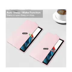 JOICO - Funda Para Samsung Tab A9+ Plus 11pul Clear Rosado