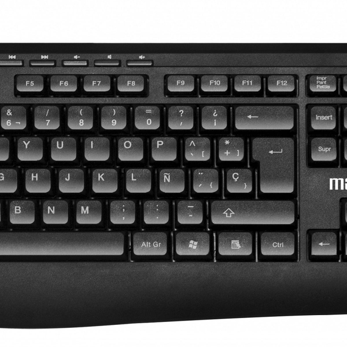 MAXELL - Teclado Multifuncional Maxell KB-100 Conector Usb Negro