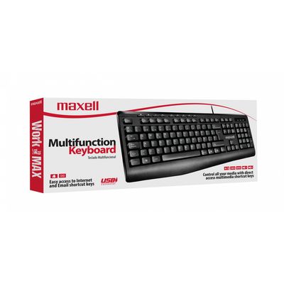 Imagen 2 del producto Teclado Multifuncional KB-100 Conector Usb Negro
