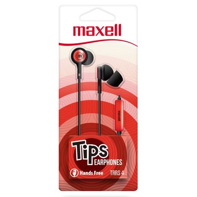 Imagen 2 del producto Audífonos IN-TIPS Con Micrófono In Ear Rojo