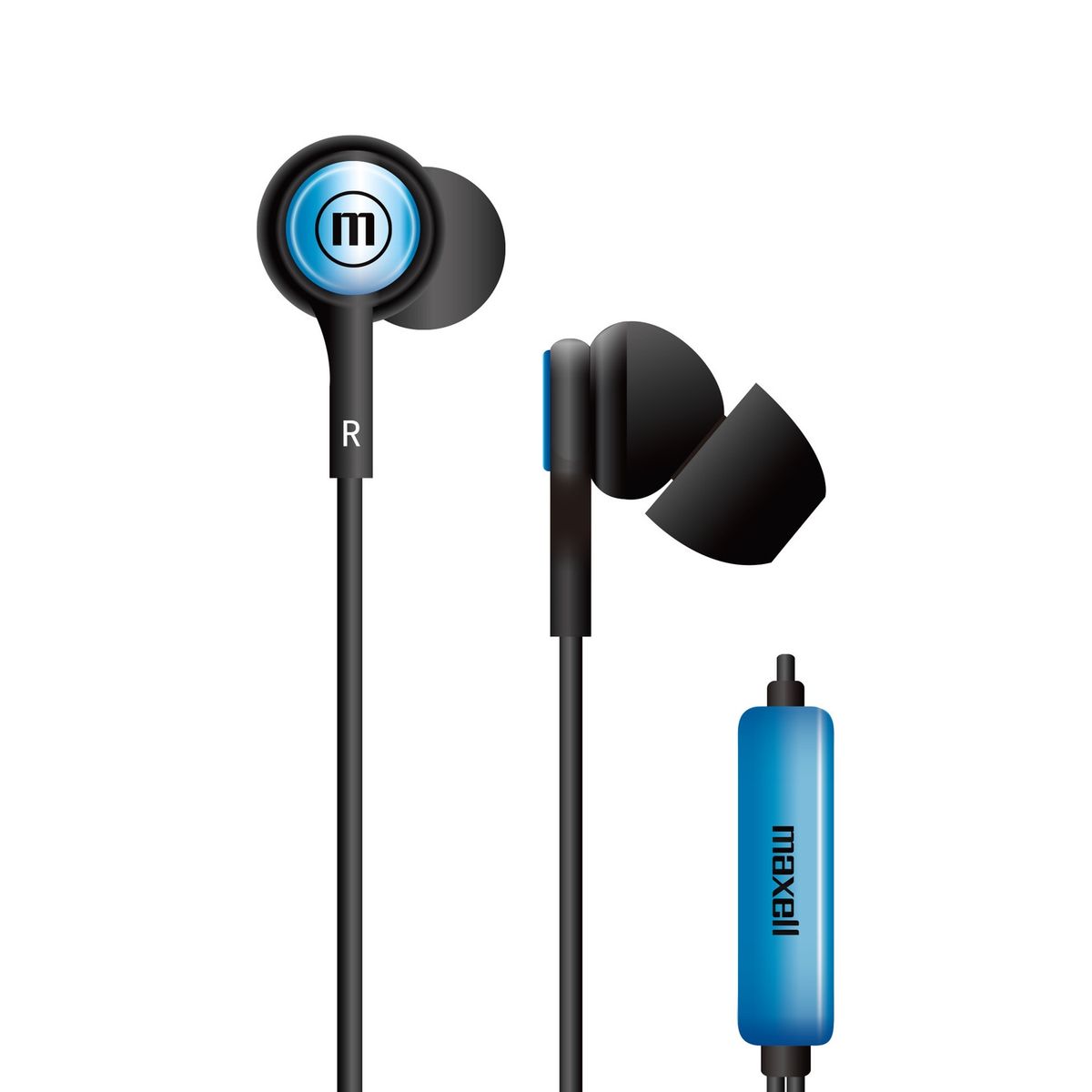 MAXELL - Audífonos Maxell IN-TIPS Con Micrófono In Ear Azul