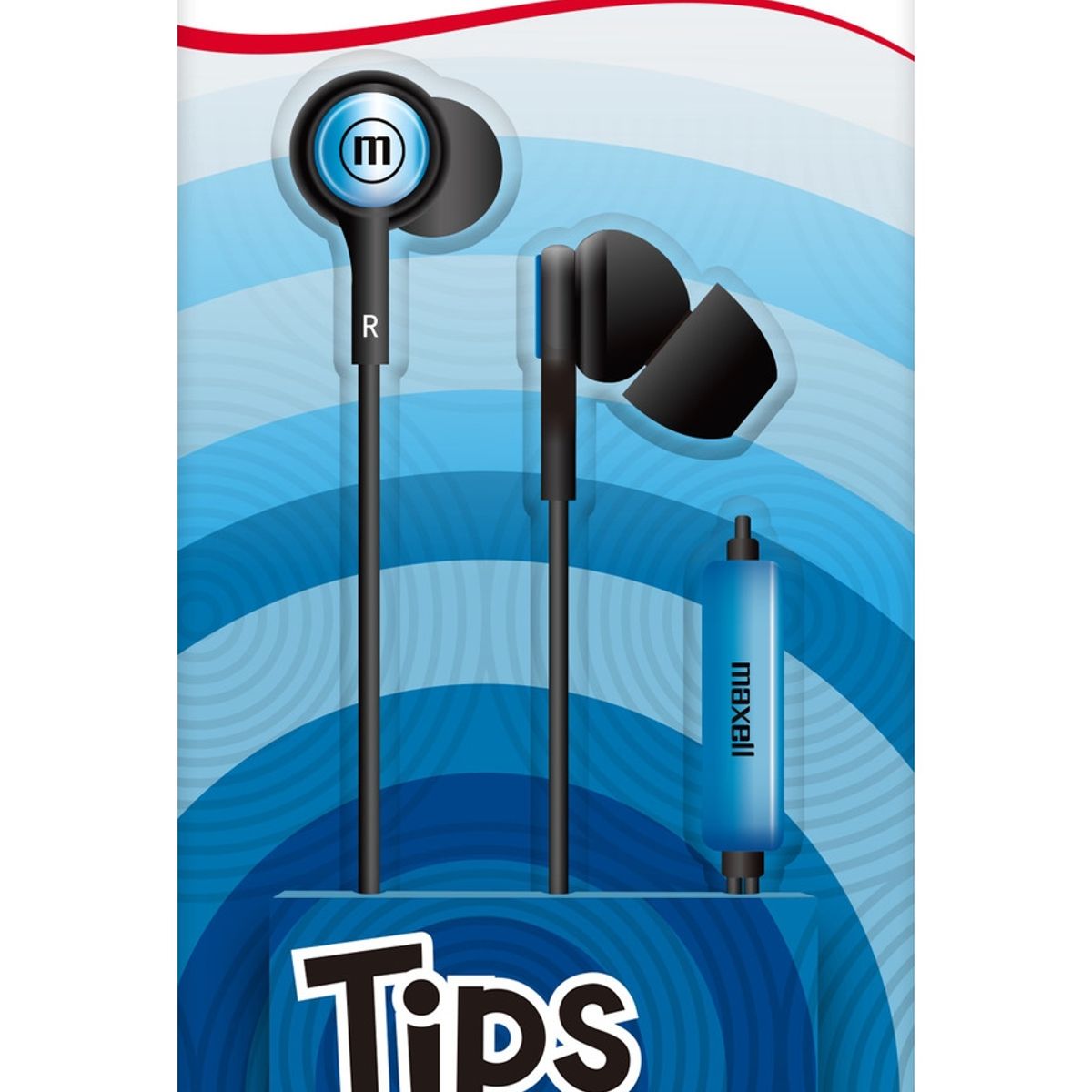 MAXELL - Audífonos Maxell IN-TIPS Con Micrófono In Ear Azul