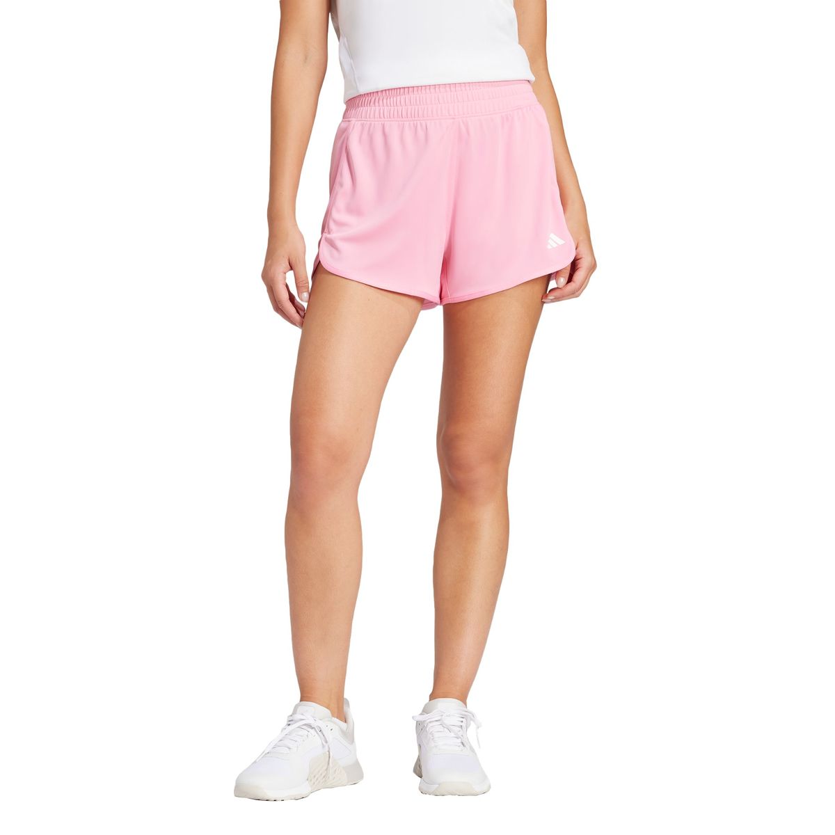 ADIDAS - Shorts Pacer Essentials Tejidos Tiro Alto