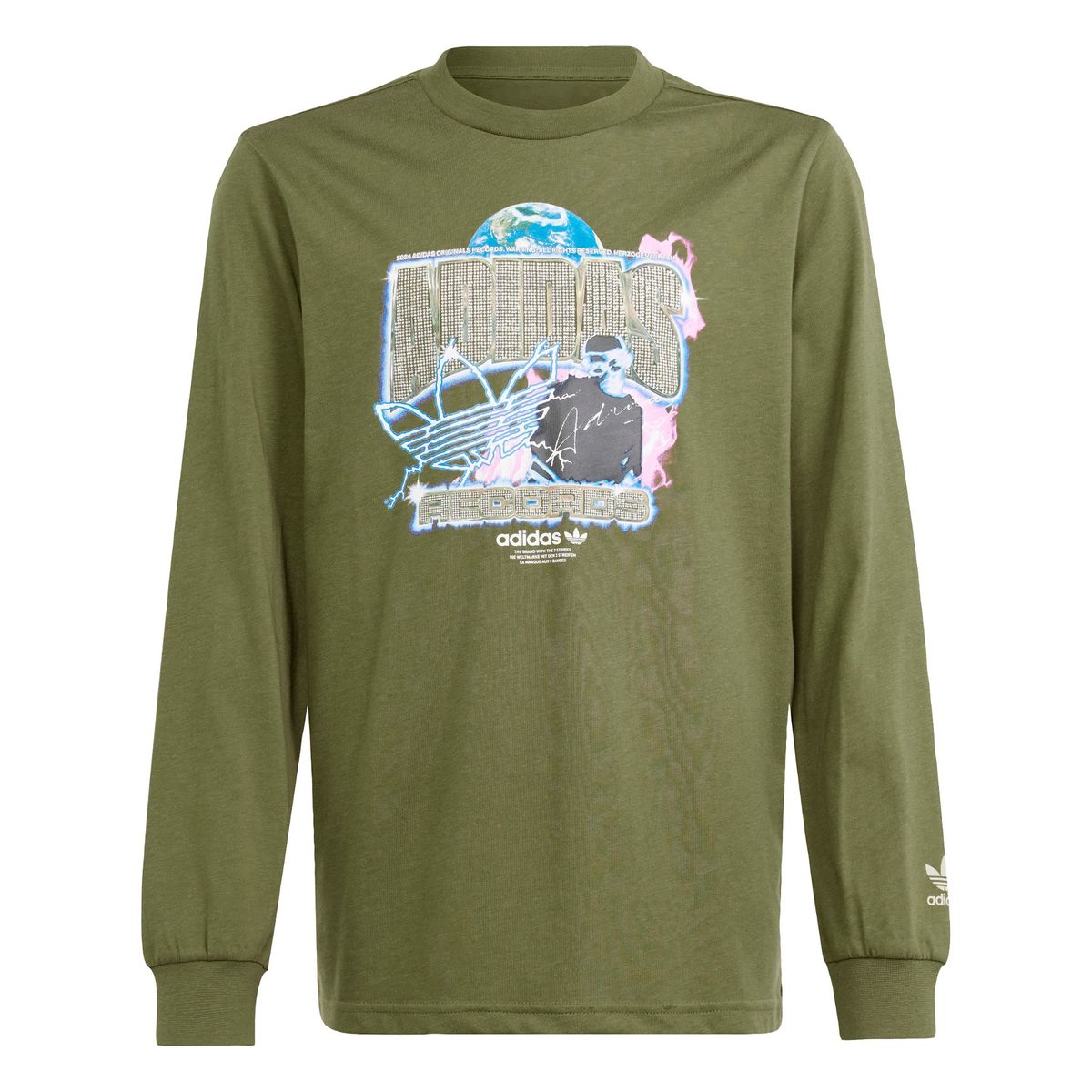 ADIDAS - Polera Manga Larga Estampada