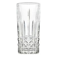 Set 6 Vasos De Vidrio Alto Stirling Tallado 360ml
