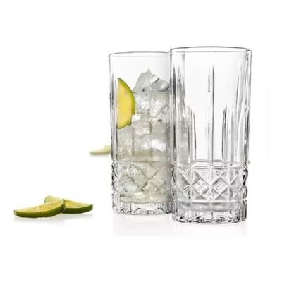 Imagen 2 del producto Set 6 Vasos De Vidrio Alto Stirling Tallado 360ml