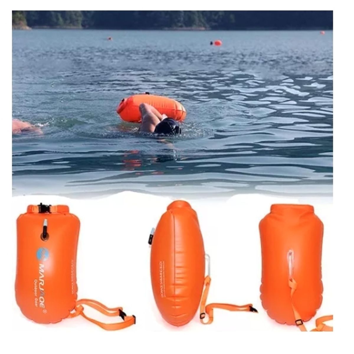 GENERICO - Burbuja Inflable De La Boya De Natación De Seguridad Bolsa