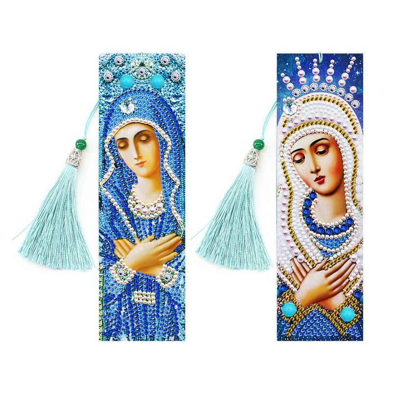 ARTE CONSENTIDO - PINTURA CON DIAMANTES 2 MARCADORES DE LIBRO VIRGEN