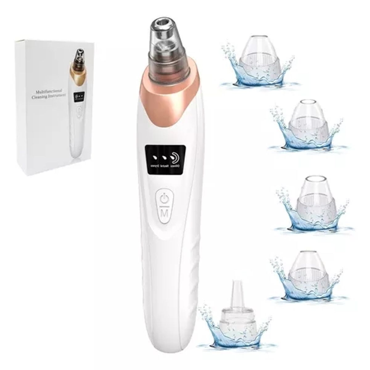 GENERICO - Extractor Puntos Negros Removedor Limpiador Facial Electrico.