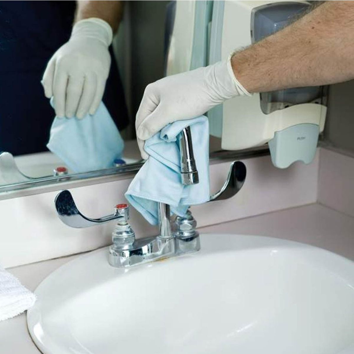 IMAHE - PAÑO MICROFIBRA CELESTE RUBBERMAID IMAHE