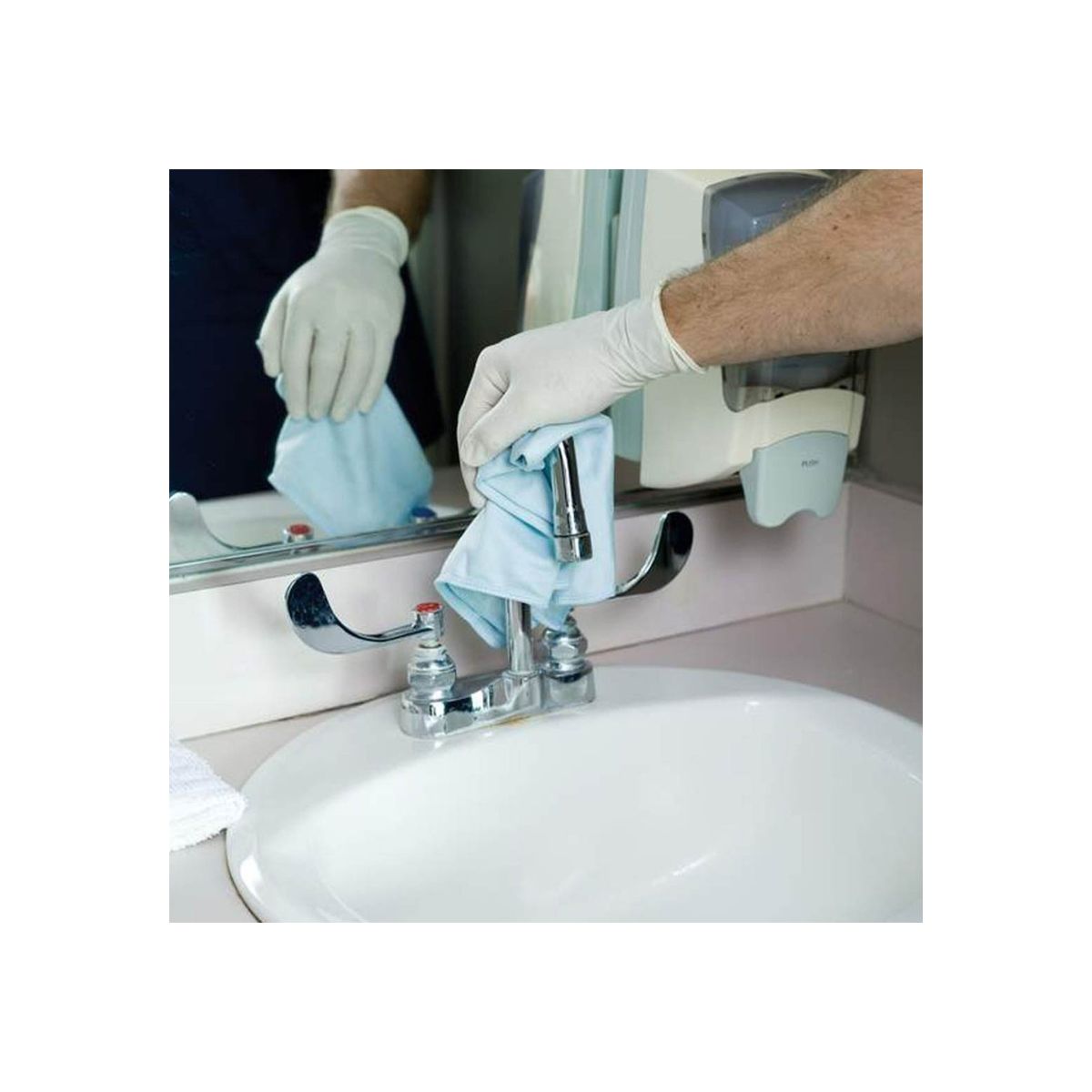 IMAHE - PAÑO MICROFIBRA CELESTE RUBBERMAID IMAHE