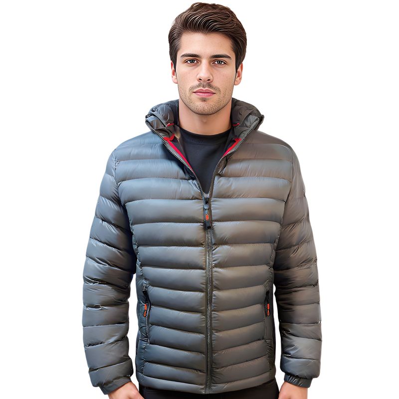 GENERAC - Chaqueta Parka Hombre Termica Impermeable YMOSS Estandar Gris