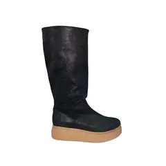 VANESSA GIL - BOTA DE CUERO SOFIA NEGRO