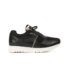 VELEZ - Vélez Zapatillas Deportivas Tropical De Cuero Mujer Negro