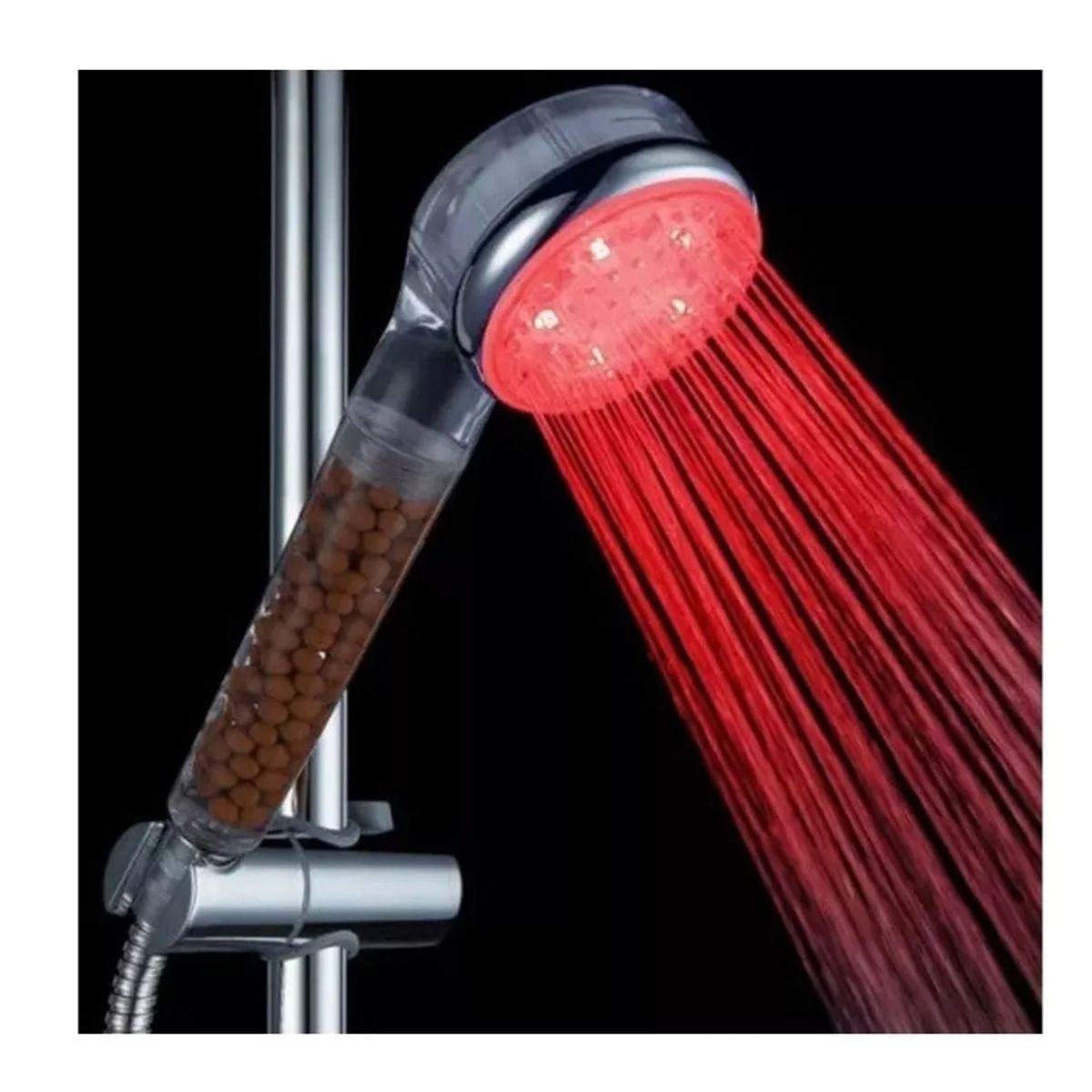 GENERICO - Cabezal De Ducha Luces Led Multicolor Regadera Teléfono