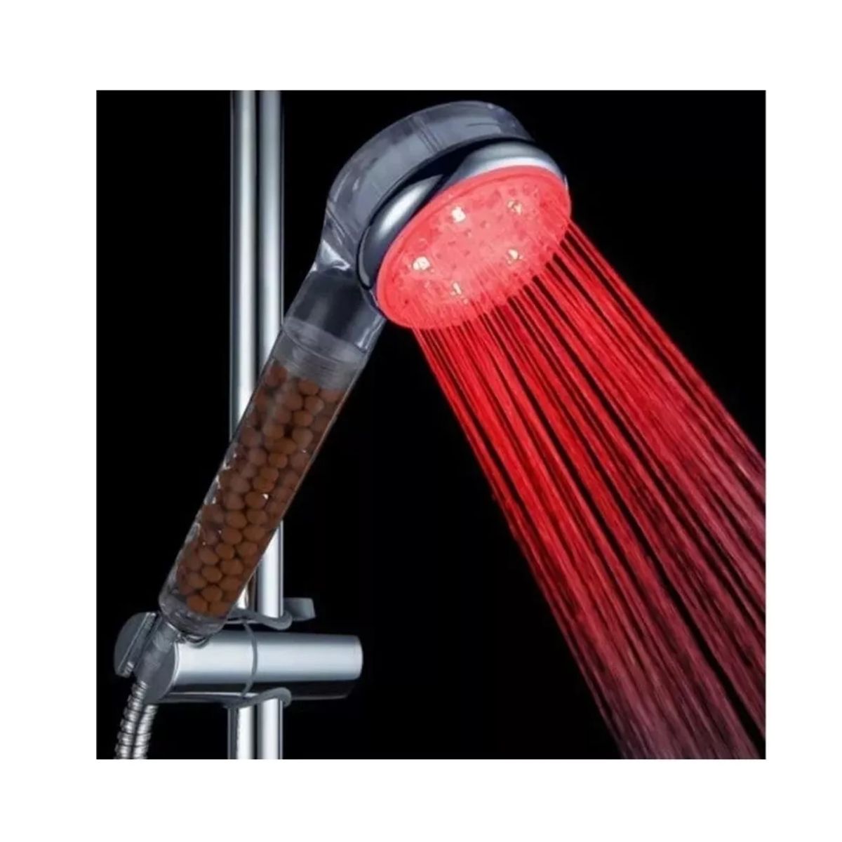 GENERICO - Cabezal De Ducha Luces Led Multicolor Regadera Teléfono