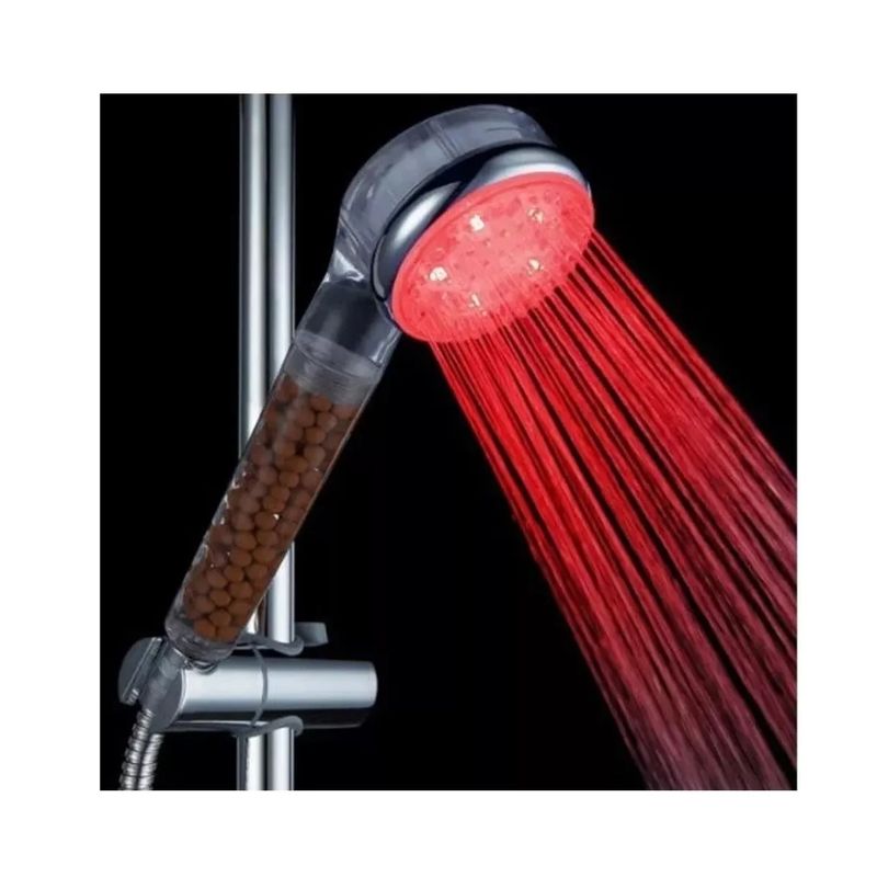 GENERICO - Cabezal De Ducha Luces Led Multicolor Regadera Teléfono