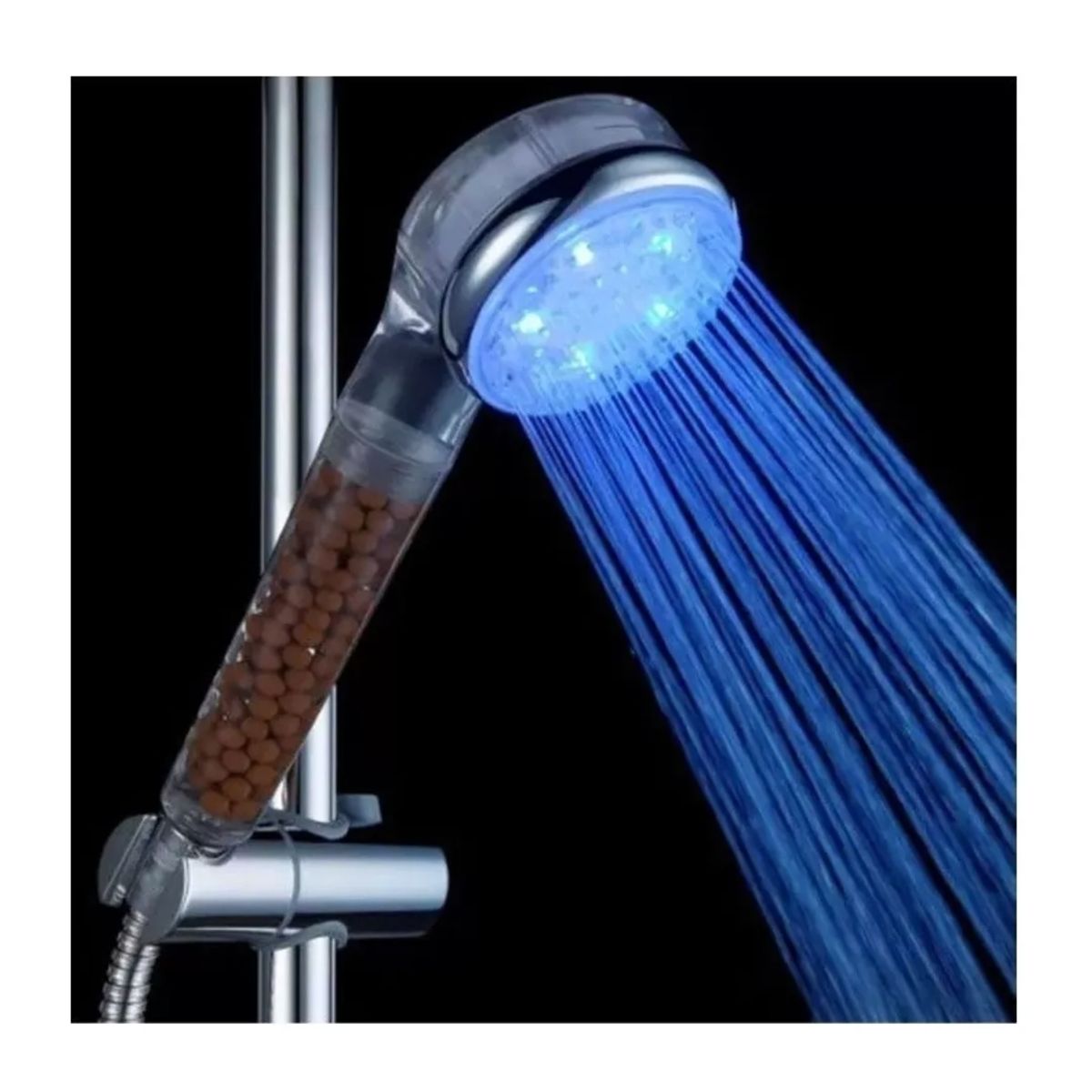 GENERICO - Cabezal De Ducha Luces Led Multicolor Regadera Teléfono
