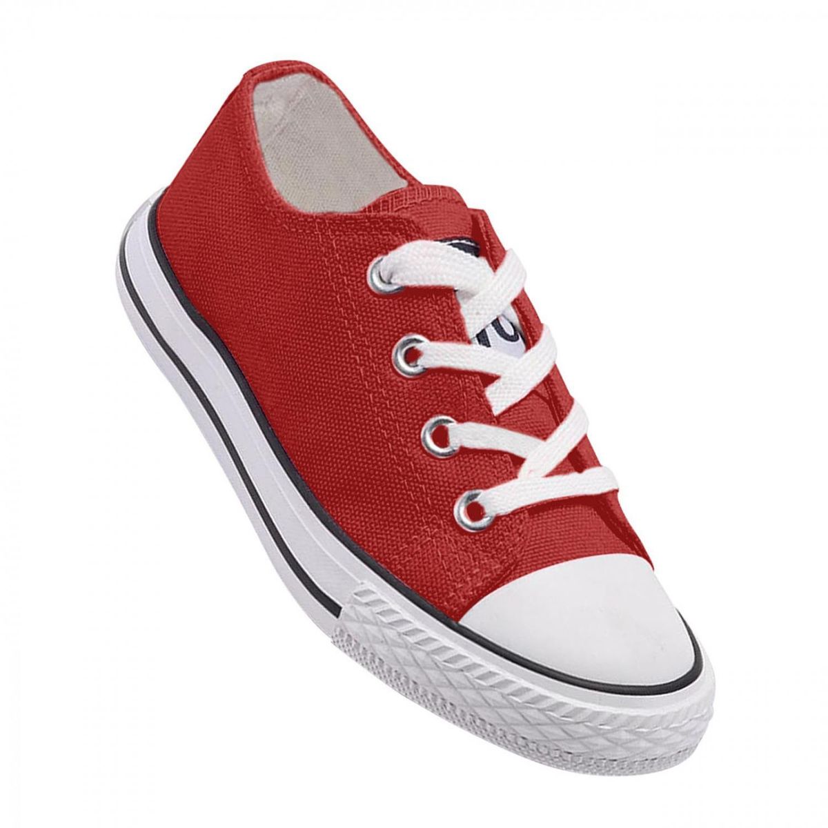 GENERICO - Zapatilla Infantil De lona Urbana Casual - Rojo - 7192