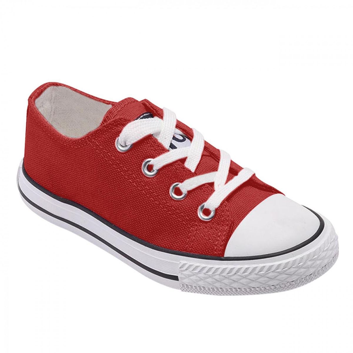 GENERICO - Zapatilla Infantil De lona Urbana Casual - Rojo - 7192