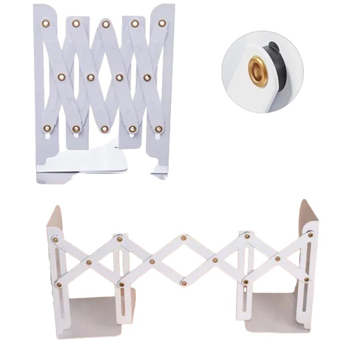 FOSKA - Estante de libros retráctil