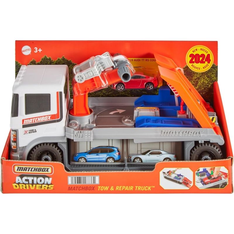MATTEL - MATTEL HRY43 MATCHBOX ACTION DRIVER CAMION DE REMOLQUE