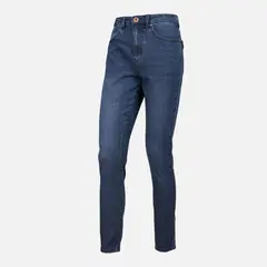 HAKA HONU - Pantalon Mujer Jeans con Gin Azul