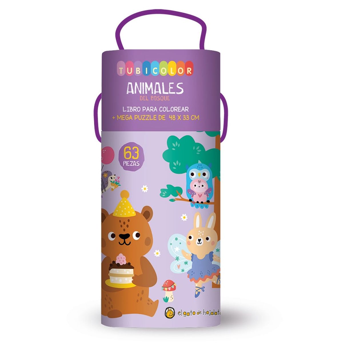EDITORIAL GUADAL - LIBRO Tubicolor. Animales Del Bosque. Libros Para Colorear