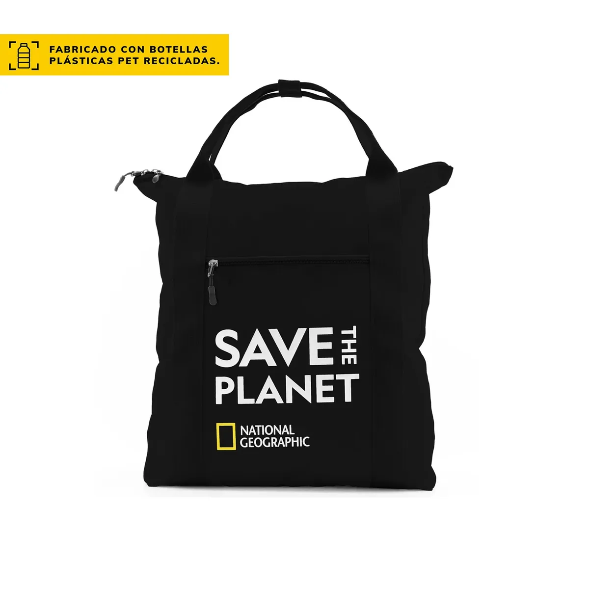 NATIONAL GEOGRAPHIC - BOLSOMOCHILA NATGEO SAVE THE PLANET PET RECICLADO 12LT