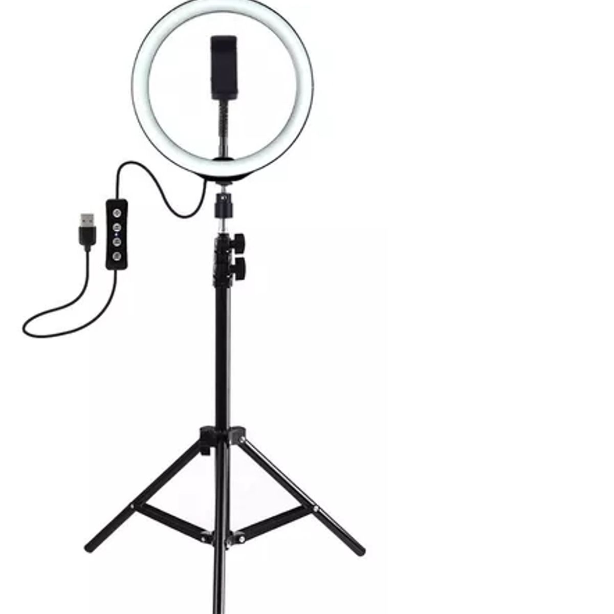 GENERICO - Aro Luz Led 26cm Control Cable Usb Tiktok